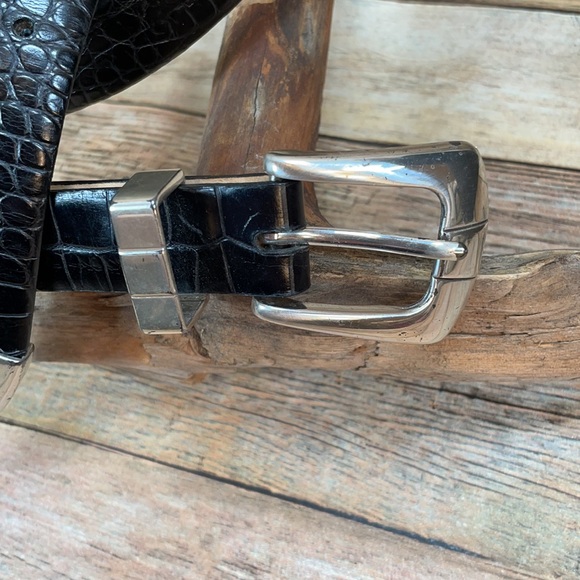 Leather Belt with removable Buckle Size 40 - Picture 4 of 10